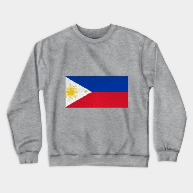 Extruded flag of the Philippines Crewneck Sweatshirt by DrPen